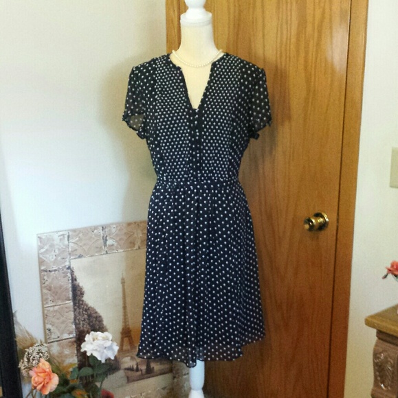 msk polka dot dress